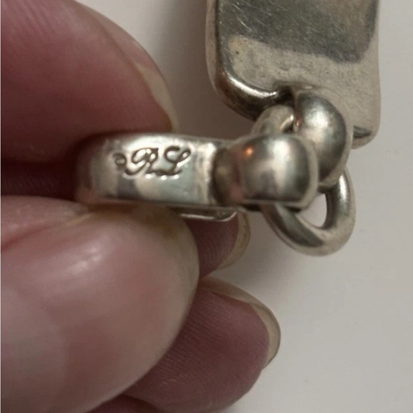 Ralph Lauren Sterling Silver/Leather bracelet - Picture 3 of 4